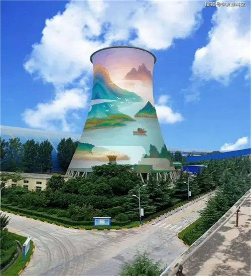 凉水塔绘画公司效果显著 精彩无限